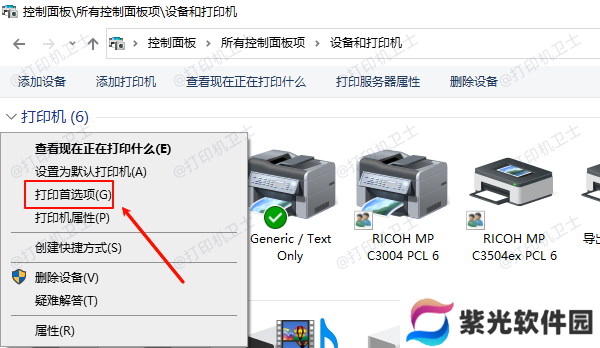 打印首选项