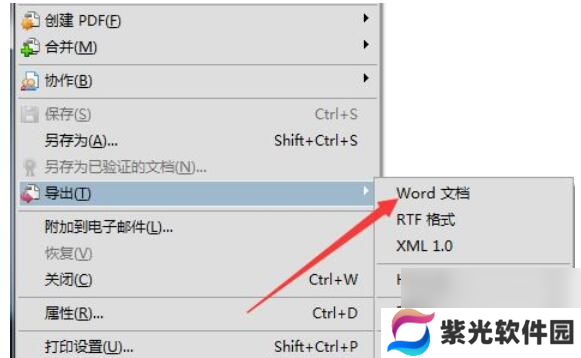 adobeacrobatxpro怎样导出word