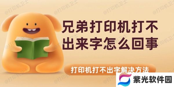 兄弟打印机打不出来字怎么回事