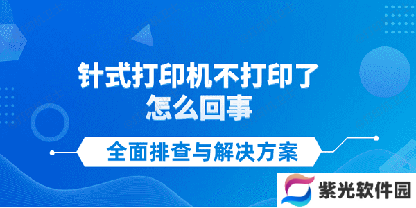 针式打印机不打印了怎么回事 全面排查与解决方案