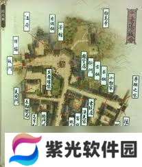 侠客风云传杭州地图全览：一图在手，杭城风云任我