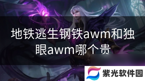 地铁逃生钢铁awm和独眼awm哪个贵